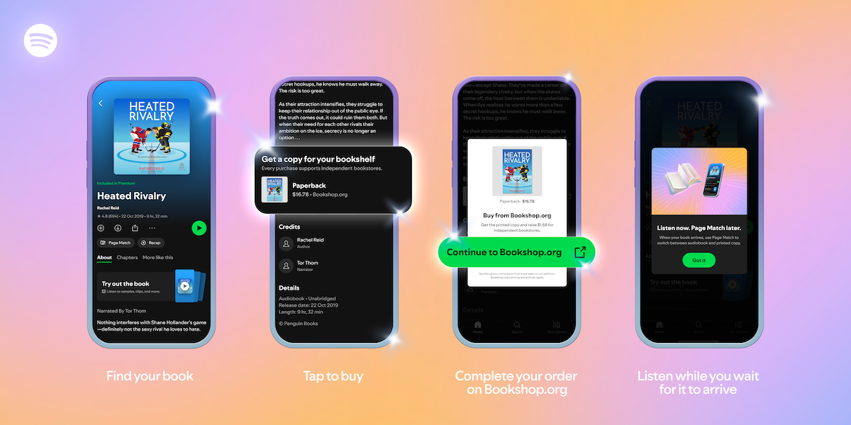 Spotify Kini Tawarkan Pembelian Buku Fisik di AS dan Inggris | Apps